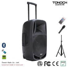 Good Quality 15 Inches Plastic Trolley PRO Audio with Battery